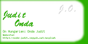 judit onda business card